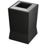 Commercial Zone 724565 ModTec 20 Gallon Old Bronze Square Trash Can with Stainless Steel Lid Commercial Zone 724565 ModTec 20 Gallon Old Bronze Square Trash Can with Stainless Steel Lid