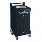 PourAway Cadet 456808 30 Gallon Turquoise HDPE Rectangular Liquids Disposal Receptacle