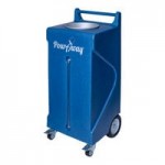 PourAway Cadet 456808 30 Gallon Turquoise HDPE Rectangular Liquids Disposal Receptacle