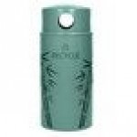 Ex-Cell Kaiser NS33-BB R MAL Nature Series Round 33 Gallon Steel Malachite Bamboo Recycling Bin