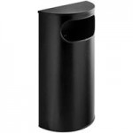 Lancaster Table & Seating 32 Gallon Stainless Steel Elliptical Two-Stream Decorative Trash Can with Trash and Recycle Openings Lancaster Table & Seating 32 Gallon Stainless Steel Elliptical Two-Stream Decorative Trash Can with Trash and Recycle Openings