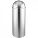 Lancaster Table & Seating 32 Gallon Stainless Steel Elliptical Two-Stream Decorative Trash Can with Trash and Recycle Openings Lancaster Table & Seating 32 Gallon Stainless Steel Elliptical Two-Stream Decorative Trash Can with Trash and Recycle Openings