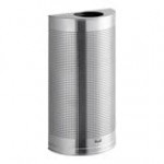 Rubbermaid® FGSH12SSPL Silhouettes Stainless Steel Designer Half Round Trash Can - 12 Gallon Rubbermaid® FGSH12SSPL Silhouettes Stainless Steel Designer Half Round Trash Can - 12 Gallon