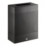 Rubbermaid® FGSH12SSPL Silhouettes Stainless Steel Designer Half Round Trash Can - 12 Gallon Rubbermaid® FGSH12SSPL Silhouettes Stainless Steel Designer Half Round Trash Can - 12 Gallon