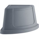 Lavex 21 Gallon Beige Corner Round Rim Top Trash Can Lid