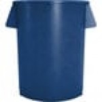 Carlisle 84102014 Bronco 20 Gallon Blue Round Trash Can Carlisle 84102014 Bronco 20 Gallon Blue Round Trash Can