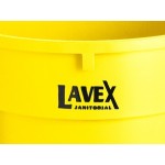 Lavex 32 Gallon Yellow Round Commercial Trash Can Lavex 32 Gallon Yellow Round Commercial Trash Can