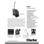 Clarke 56105290 EX20 100SC Heated Corded Carpet Extractor - Machine Only - 11 Gallon Clarke 56105290 EX20 100SC Heated Corded Carpet Extractor - Machine Only - 11 Gallon