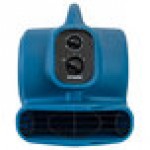 XPOWER P-260AT Freshen Aire Blue 4-Speed Compact Scented Air Mover with GFCI Power Outlets and Timer - 1/5 hp