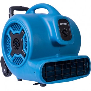 XPOWER P-830H-Blue 3-Speed Air Mover with Telescopic Handle and Wheels - 1 hp XPOWER P-830H-Blue 3-Speed Air Mover with Telescopic Handle and Wheels - 1 hp