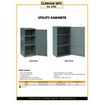 Durham Mfg 2-Shelf Steel Wall Mounted Storage Cabinet 056-95