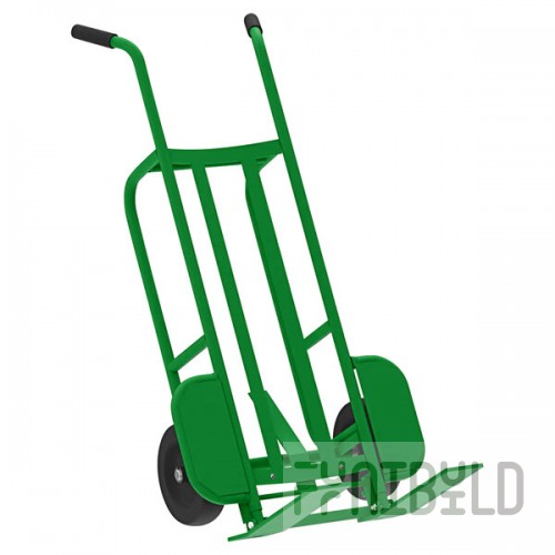 Valley Craft EZY-Tilt 1,000 lb. Steel Mini Pallet Truck with Mold-On Rubber Wheels F84793A0