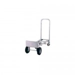 Harper 1,000 lb. Dual Pin Handle Wide Body Senior Aluminum Hand Truck / Platform Truck with 10