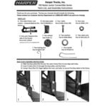 Harper 400 lb. Steel Tough Hand Truck / Platform Truck with 8 Harper 400 lb. Steel Tough Hand Truck / Platform Truck with 8