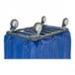 R&B Wire Products, Inc. 12 Bushel Blue Fully Sewn Vinyl Basket Truck with Bumper and Swivel Casters 412SOBC/BL R&B Wire Products, Inc. 12 Bushel Blue Fully Sewn Vinyl Basket Truck with Bumper and Swivel Casters 412SOBC/BL