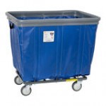 R&B Wire Products, Inc. 12 Bushel Blue Fully Sewn Vinyl Basket Truck with Bumper and Swivel Casters 412SOBC/BL R&B Wire Products, Inc. 12 Bushel Blue Fully Sewn Vinyl Basket Truck with Bumper and Swivel Casters 412SOBC/BL