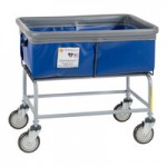 R&B Wire Products, Inc. 12 Bushel Blue Fully Sewn Vinyl Basket Truck with Bumper and Swivel Casters 412SOBC/BL R&B Wire Products, Inc. 12 Bushel Blue Fully Sewn Vinyl Basket Truck with Bumper and Swivel Casters 412SOBC/BL