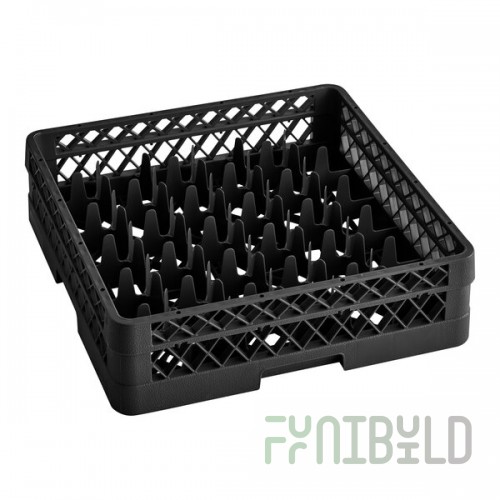 Vollrath TR12A Traex® Rack Max Full-Size Black 30-Compartment 4 13/16