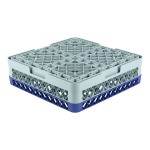 Noble Warewashing 25-Compartment Gray Full-Size Glass Rack with 1 Blue Extender Noble Warewashing 25-Compartment Gray Full-Size Glass Rack with 1 Blue Extender