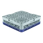 Noble Warewashing 25-Compartment Gray Full-Size Glass Rack with 1 Blue Extender Noble Warewashing 25-Compartment Gray Full-Size Glass Rack with 1 Blue Extender
