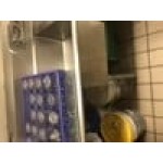 Noble Warewashing 25-Compartment Gray Full-Size Glass Rack with 1 Blue Extender Noble Warewashing 25-Compartment Gray Full-Size Glass Rack with 1 Blue Extender