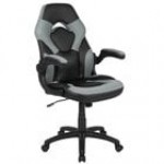 Flash Furniture CH-00095-BK-GG High-Back Black LeatherSoft Swivel Office Chair / Video Game Chair with Flip-Up Arms Flash Furniture CH-00095-BK-GG High-Back Black LeatherSoft Swivel Office Chair / Video Game Chair with Flip-Up Arms