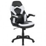 Flash Furniture CH-00095-BK-GG High-Back Black LeatherSoft Swivel Office Chair / Video Game Chair with Flip-Up Arms Flash Furniture CH-00095-BK-GG High-Back Black LeatherSoft Swivel Office Chair / Video Game Chair with Flip-Up Arms