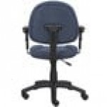 Boss B316-BE Blue Tweed Perfect Posture Deluxe Office Task Chair with Adjustable Arms Boss B316-BE Blue Tweed Perfect Posture Deluxe Office Task Chair with Adjustable Arms