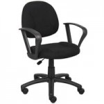 Boss B316-BE Blue Tweed Perfect Posture Deluxe Office Task Chair with Adjustable Arms Boss B316-BE Blue Tweed Perfect Posture Deluxe Office Task Chair with Adjustable Arms