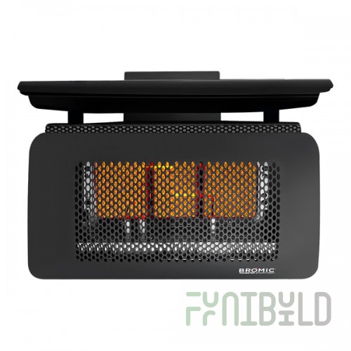 Bromic Heating BH0210002 Tungsten Smart-Heat 300 Series Propane Outdoor Patio Heater - 26,000 BTU