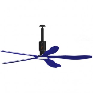 Schwank MonsterFans Style Series MF-ST07-BU 7' Blue Commercial Ceiling Fan with Key Pad Controls
