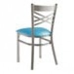 Lancaster Table & Seating Clear Coat Finish Cross Back Chair with 2 1/2 Lancaster Table & Seating Clear Coat Finish Cross Back Chair with 2 1/2