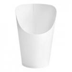 Choice Medium 12 oz. Paper Scoop Cup with Fry Design - 50/Pack