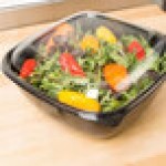 Sabert 54160B50 Bowl2 Clear Dome Lid for 80 oz. and 160 oz. Square Bowls - 50/Case Sabert 54160B50 Bowl2 Clear Dome Lid for 80 oz. and 160 oz. Square Bowls - 50/Case
