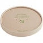 World Centric NoTree 24-32 oz. Compostable Wide Paper Lid - 300/Case