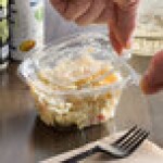 Dart ClearPac SafeSeal 6 oz. Tamper-Resistant, Tamper-Evident Hinged Container with Flat Lid - 400/Case Dart ClearPac SafeSeal 6 oz. Tamper-Resistant, Tamper-Evident Hinged Container with Flat Lid - 400/Case