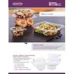 Dart ClearPac SafeSeal 6 oz. Tamper-Resistant, Tamper-Evident Hinged Container with Flat Lid - 400/Case Dart ClearPac SafeSeal 6 oz. Tamper-Resistant, Tamper-Evident Hinged Container with Flat Lid - 400/Case
