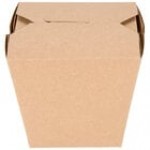 Fold-Pak 26MWPAGODM 26 oz. Pagoda Chinese / Asian Microwavable Paper Take-Out Container - 450/Case