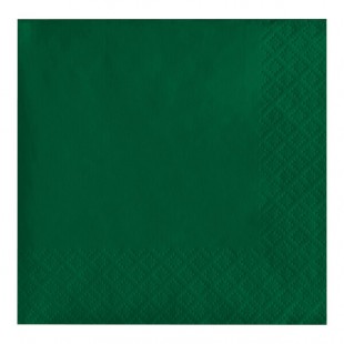 Creative Converting 573124B Hunter Green 3-Ply Beverage Napkin - 500/Case Creative Converting 573124B Hunter Green 3-Ply Beverage Napkin - 500/Case