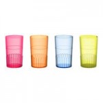 Fineline 4102-CL Quenchers 10 oz. Disposable Clear Plastic Shaker - 24/Case