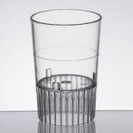 Fineline 4102-CL Quenchers 10 oz. Disposable Clear Plastic Shaker - 24/Case