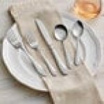 Acopa Monaca 18/8 Stainless Steel Extra Heavy Weight Flatware 5-Piece Set - Sample Acopa Monaca 18/8 Stainless Steel Extra Heavy Weight Flatware 5-Piece Set - Sample