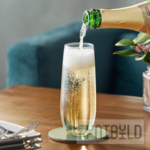 Acopa 10 oz. Stemless Flute Glass - Sample