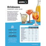 Acopa 10 oz. Stemless Flute Glass - Sample