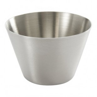 American Metalcraft 4 oz. Round Satin Stainless Steel Sauce Cup - 12/Case American Metalcraft 4 oz. Round Satin Stainless Steel Sauce Cup - 12/Case