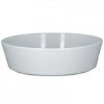 RAK Porcelain Helm 2.7 oz. Bright White Embossed Round Porcelain Butter Ramekin - 12/Case RAK Porcelain Helm 2.7 oz. Bright White Embossed Round Porcelain Butter Ramekin - 12/Case