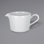 RAK Porcelain Helm 2.7 oz. Bright White Embossed Round Porcelain Butter Ramekin - 12/Case RAK Porcelain Helm 2.7 oz. Bright White Embossed Round Porcelain Butter Ramekin - 12/Case