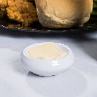 Carlisle 085502 1 oz. Melamine Butter Dish - 48/Case Carlisle 085502 1 oz. Melamine Butter Dish - 48/Case