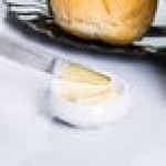 Carlisle 085502 1 oz. Melamine Butter Dish - 48/Case