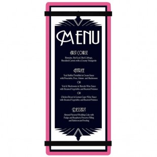 Menu Solutions ACRB-BA Pink 4 1/4 Menu Solutions ACRB-BA Pink 4 1/4